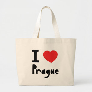 I Liebe Prag Jumbo Stoffbeutel