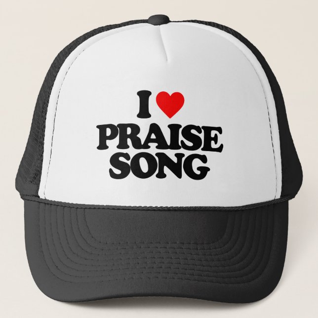 I LIEBE PRAISE SONG TRUCKERKAPPE (Vorderseite)