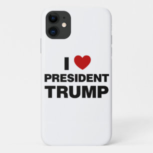 I Liebe Präsident Trump Herz Case-Mate iPhone Hülle
