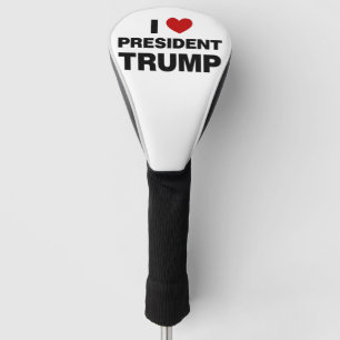 I Liebe Präsident Trump Herz Golf Headcover