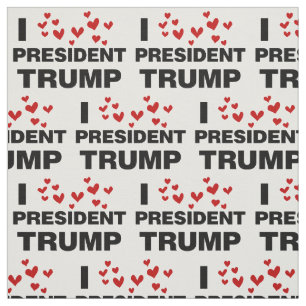 I Liebe Präsident Trump hört Stoff