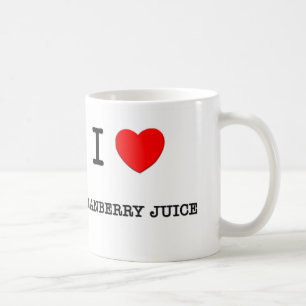 I Liebe PREISELBEERSAFT (Nahrung) Kaffeetasse