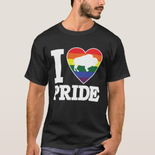 I LIEBE PRIDE Buffalo NY LGBTQ wunderschöner Regen T-Shirt