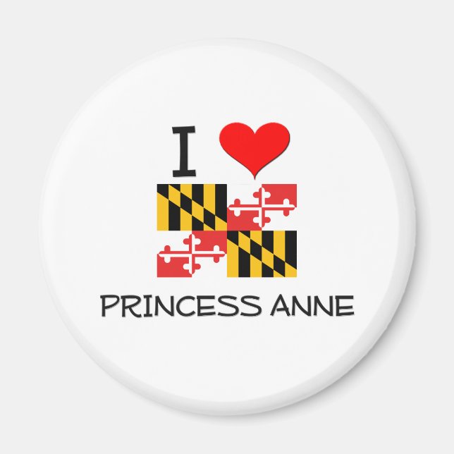 I Liebe Princess Anne Maryland Magnet (Vorne)