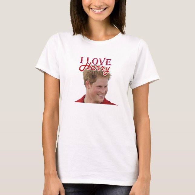 I Liebe-Prinz Harry T-Shirt (Vorderseite)