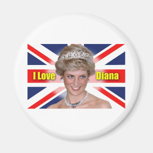 I Liebe-Prinzessin Diana Magnet