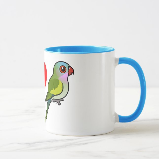 I Liebe-Prinzessin Parrots Tasse (Rechts)
