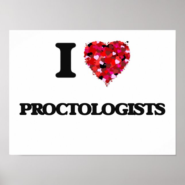 I Liebe Proctologen Poster (Vorne)