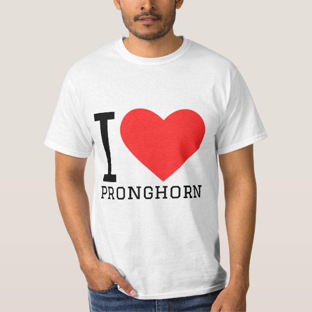 I Liebe Proghorn T-Shirt (Vorderseite)