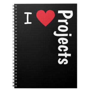 I Liebe Projects Manager Fun PMO Projektteam - Ges Notizblock