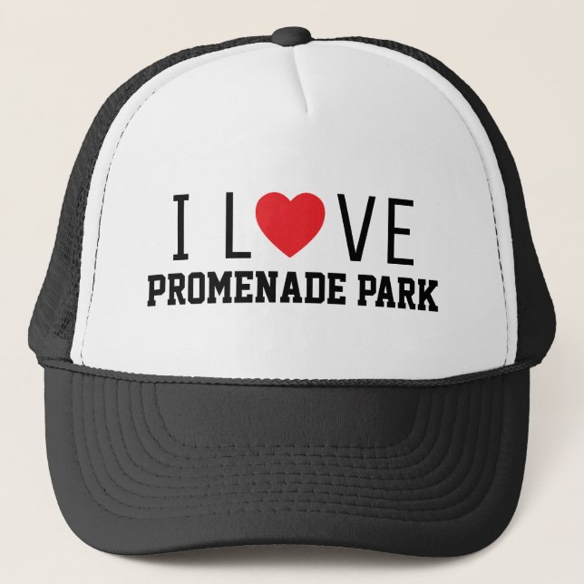 I Liebe Promenade Park™ Trucker Hut Truckerkappe (Vorderseite)