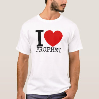 I Liebe-Prophet (Schwarzes) T-Shirt