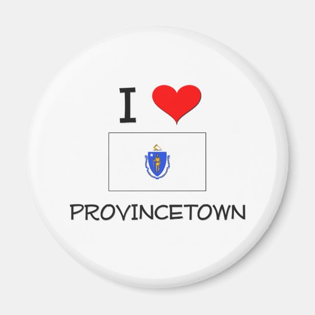 I Liebe Provincetown Massachusetts Magnet (Vorne)