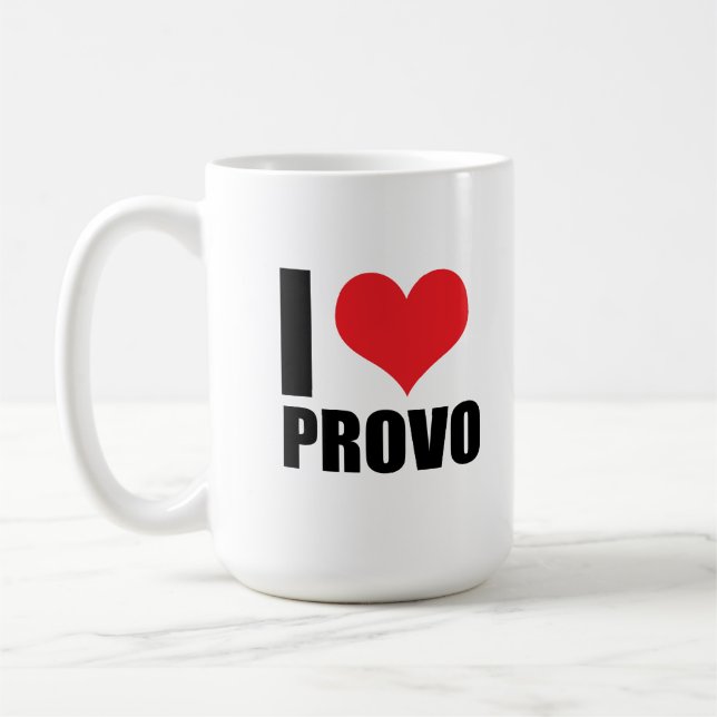 I Liebe Provo Kaffeetasse (Links)