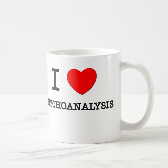 I Liebe-Psychoanalyse Tasse (Rechts)