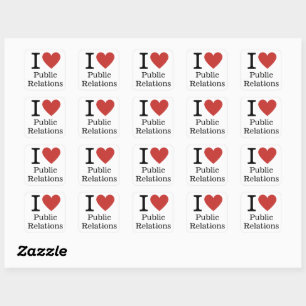 I ❤️ Liebe Public Relations Department STICKER