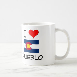 I Liebe PUEBLO Colorado Kaffeetasse
