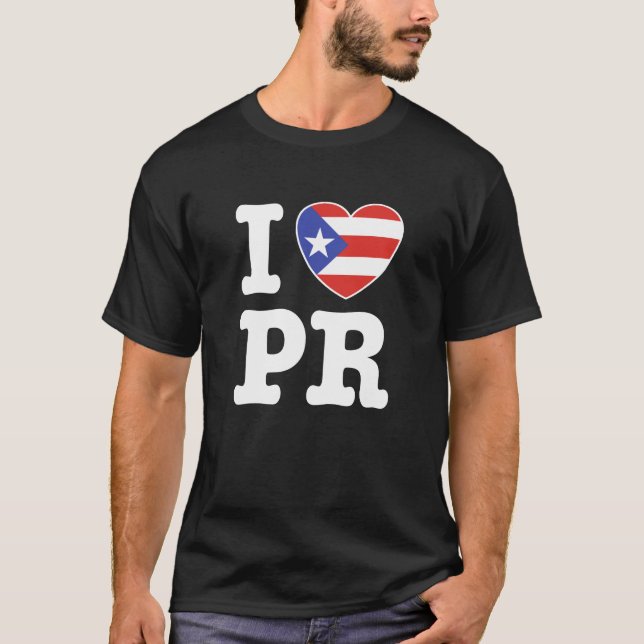 I Liebe Puerto Rico T-Shirt (Vorderseite)