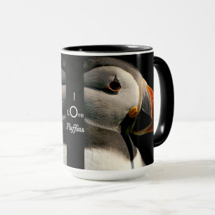 I Liebe Puffins Bird Wildlife Geburtstag Kaffee Ta Tasse