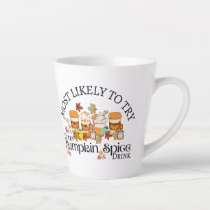 I Liebe Pumpkin Gewürzgetränke Latte Tasse