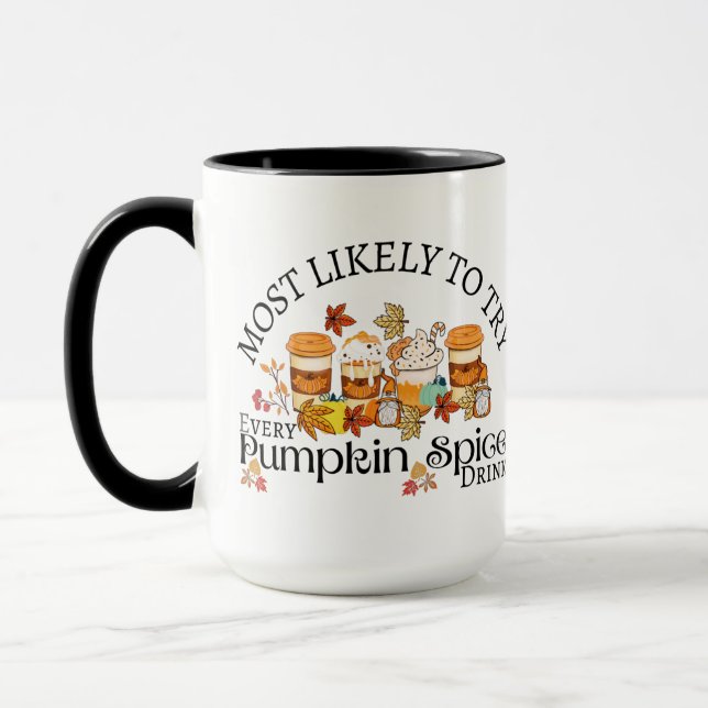 I Liebe Pumpkin Gewürzgetränke Tasse (Links)