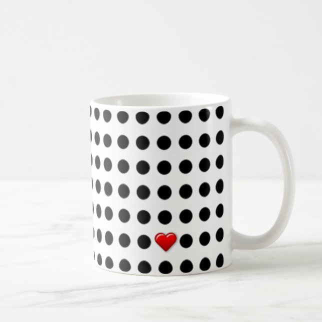 I Liebe-Punkte Tasse (Rechts)