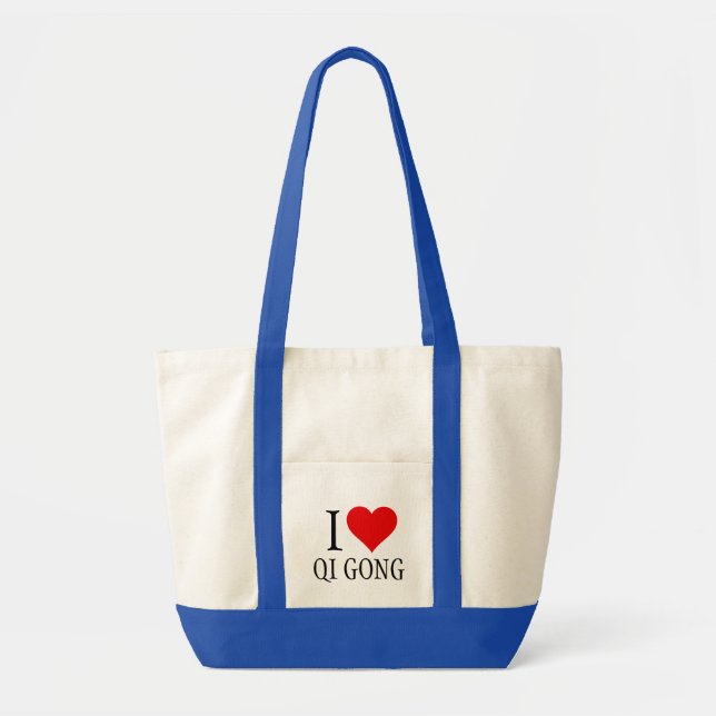 I Liebe Qi Gong Tote Bag Tragetasche (Vorne)