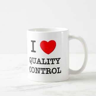 I Liebe-Qualitätskontrolle Kaffeetasse