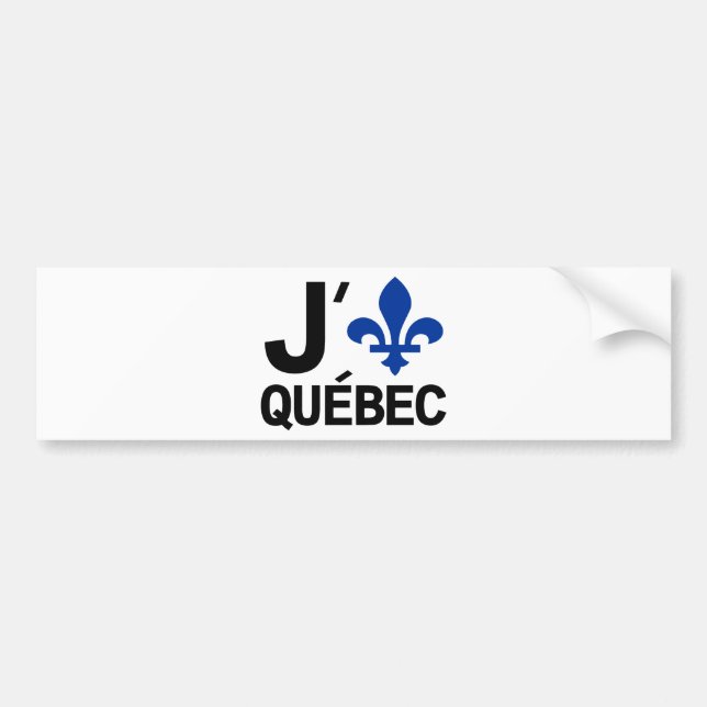 I Liebe Quebec Autoaufkleber (Vorne)
