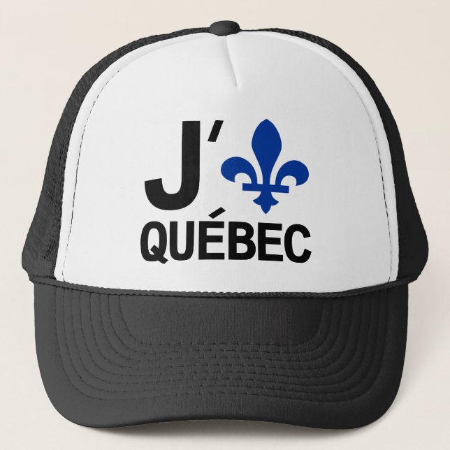 I Liebe Quebec Truckerkappe (Vorderseite)