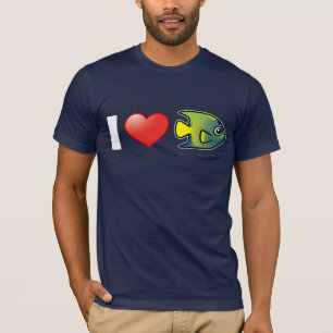 I Liebe Queen Angelfish T-Shirt