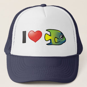 I Liebe Queen Angelfish Truckerkappe