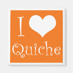 I Liebe-Quiche-Magnet Magnet