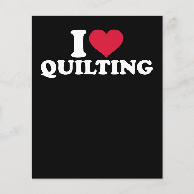 I Liebe Quilting Premium (Vorderseite)
