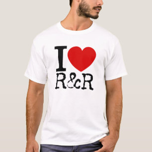 I Liebe R&R (Schwarzes) T-Shirt