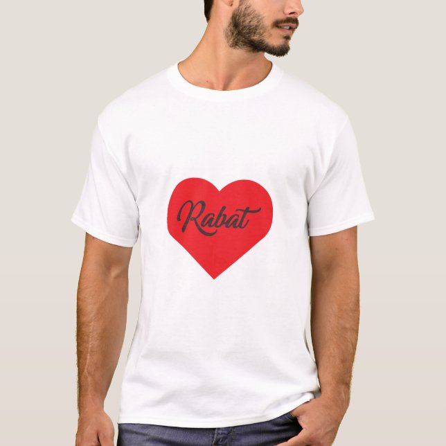 I Liebe Rabat - Marokko T-Shirt (Vorderseite)