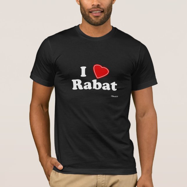 I Liebe Rabat T-Shirt (Vorderseite)