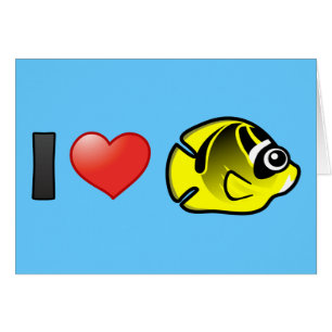 I Liebe Raccoon Butterflyfish