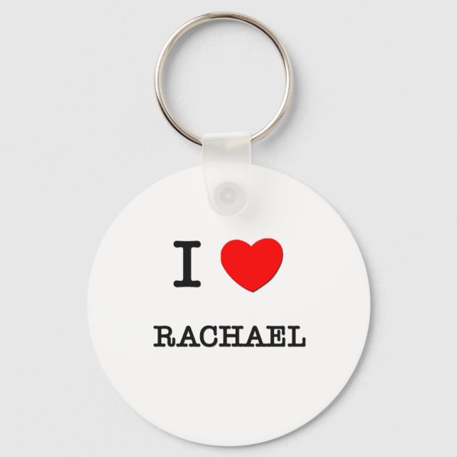 I Liebe Rachael Schlüsselanhänger (Vorderseite)