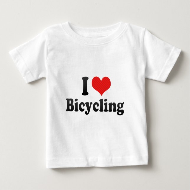 I Liebe-Radfahren Baby T-shirt (Vorderseite)
