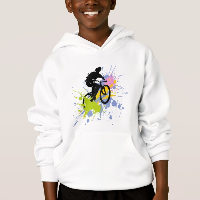 I Liebe-Radfahren Hoodie (Vorderseite)