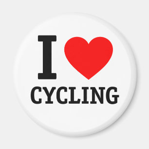 I Liebe Radfahren Magnet
