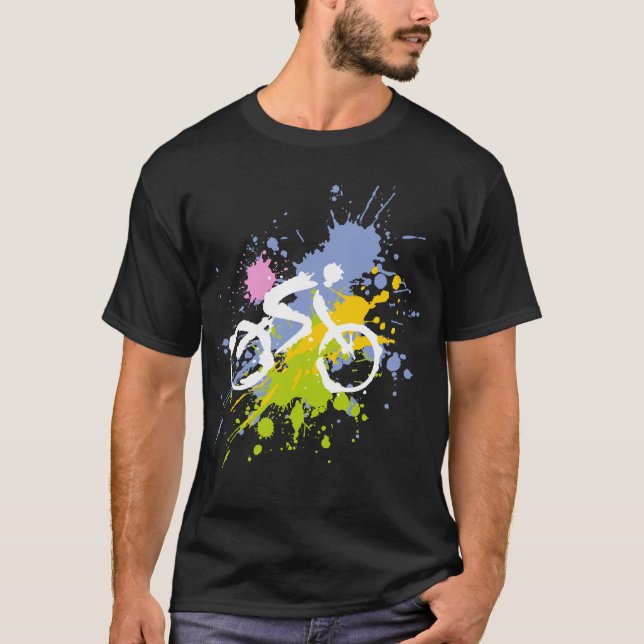 I Liebe-Radfahren T-Shirt (Vorderseite)