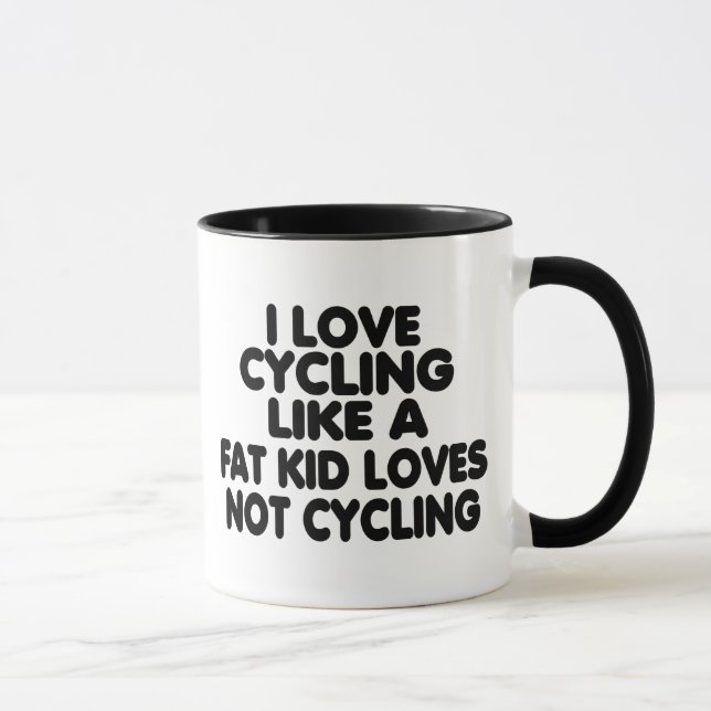 I Liebe-Radfahren Tasse (Rechts)