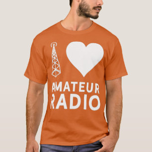 I Liebe Radio Ham Operator T-Shirt