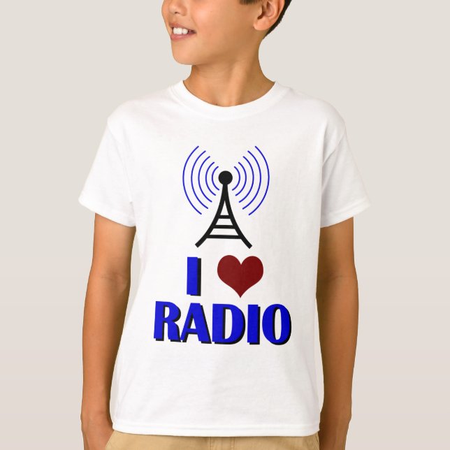 I Liebe Radio Kids T-Shirt (Vorderseite)