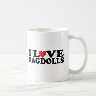 I Liebe Ragdoll Katzen Kaffeetasse