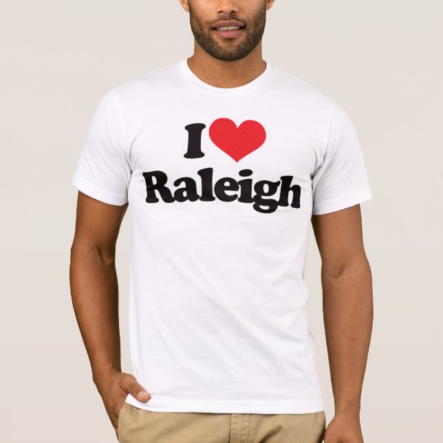 I Liebe Raleigh T-Shirt (Vorderseite)