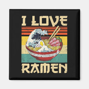 I Liebe Ramen Japanisch Niedlich Kawaii Anime Gift Magnet