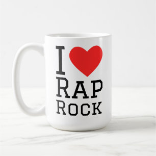 I Liebe Rap Rock Kaffeetasse